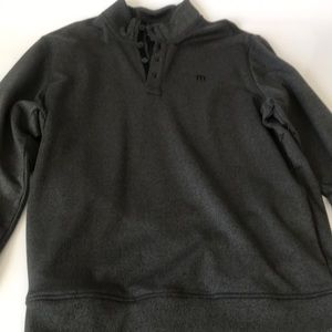Travis Mathew charcoal gray sweater